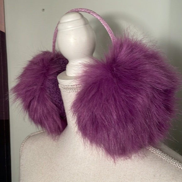 Target Accessories Fluffy Purple Earmuffs Poshmark
